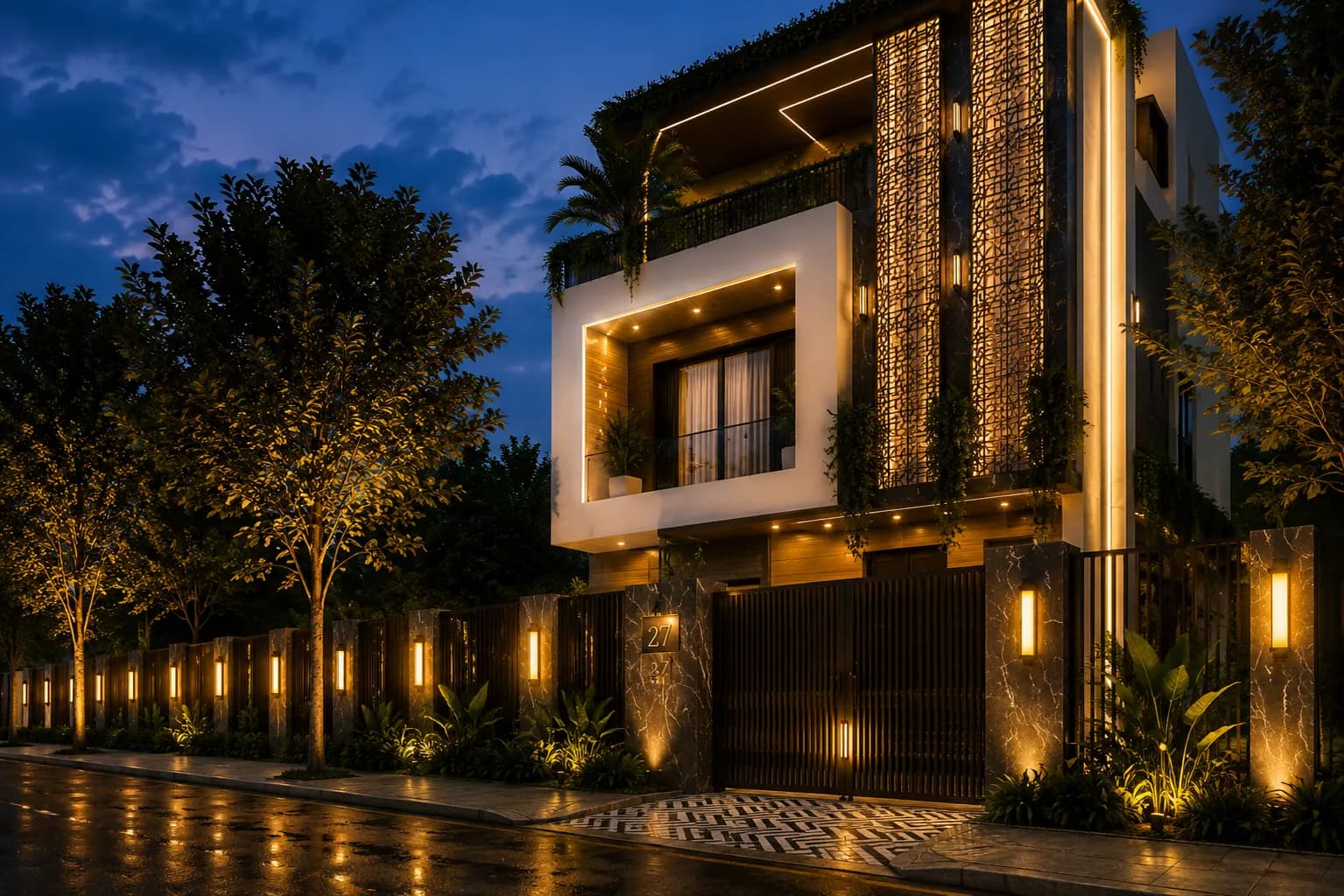 Pahal Villa luxury villa exterior at Kesar Green Mansarovar Jaipur