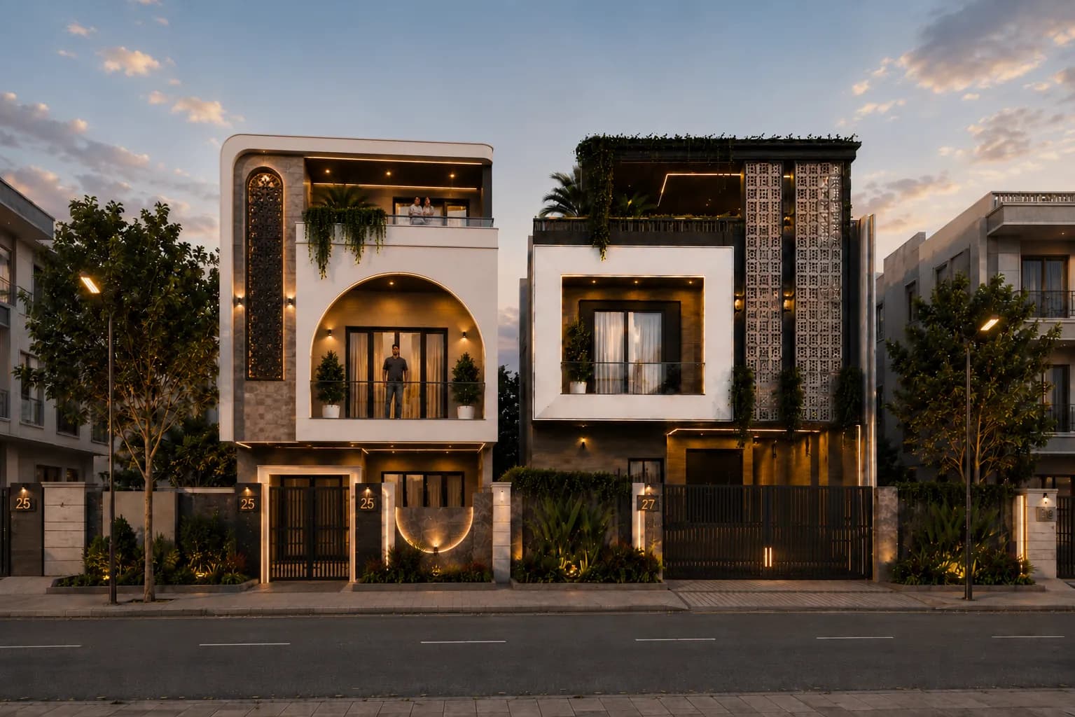AbhiMangal 4 BHK luxury villa exterior at Kesar Green Mansarovar Jaipur